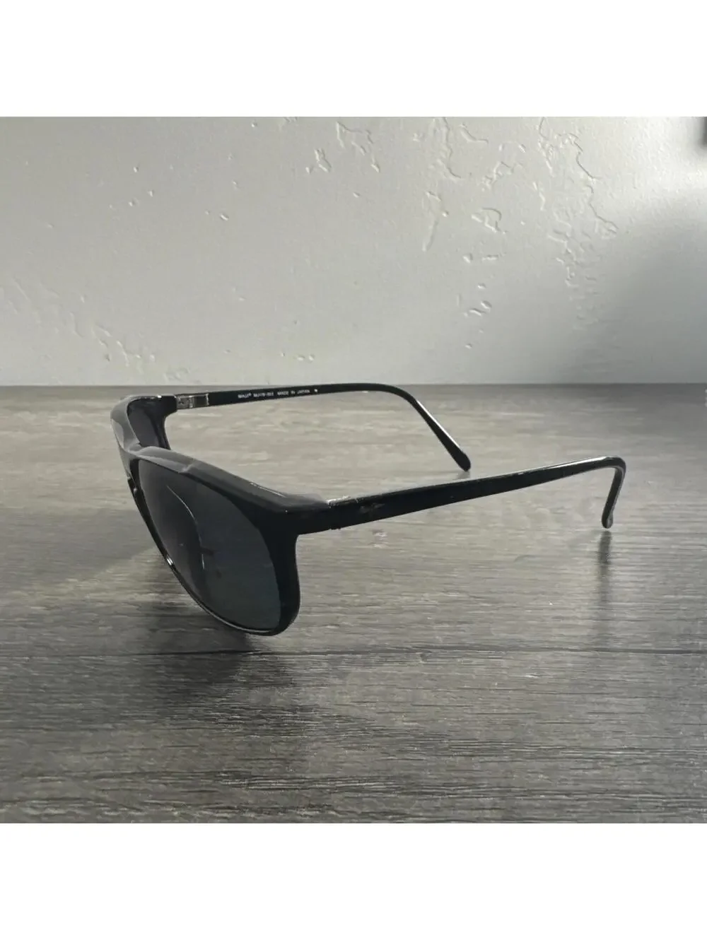 Maui Jim Sunglasses MJ 178-02 Black Square FRAMES ONLY 60-15 135 Japan